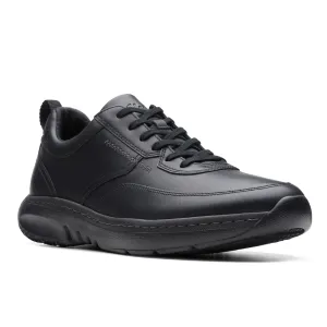Clarks Men's Pro Lace Black Leather sporty chic