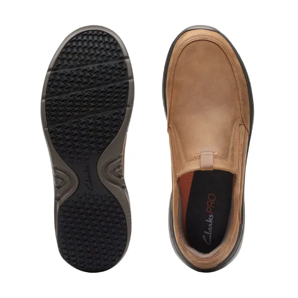 Clarks Men's Pro Step Beeswax Leather timeless feel