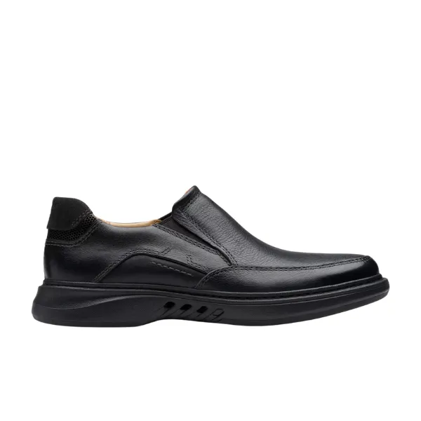 Clarks Men's Un Briley Step Leather Wide Black extra air