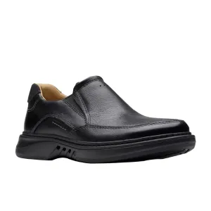 Clarks Men's Un Briley Step Leather Wide Black urban tone