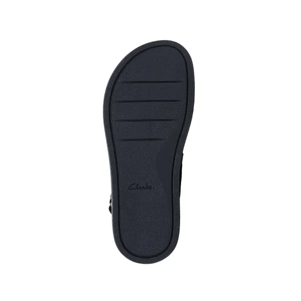 Clarks Women's Arwell Glide Wide Black Bare Touch