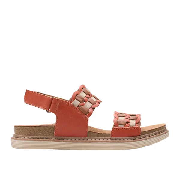 Clarks Women's Arwell Glide Wide Orange skin care
