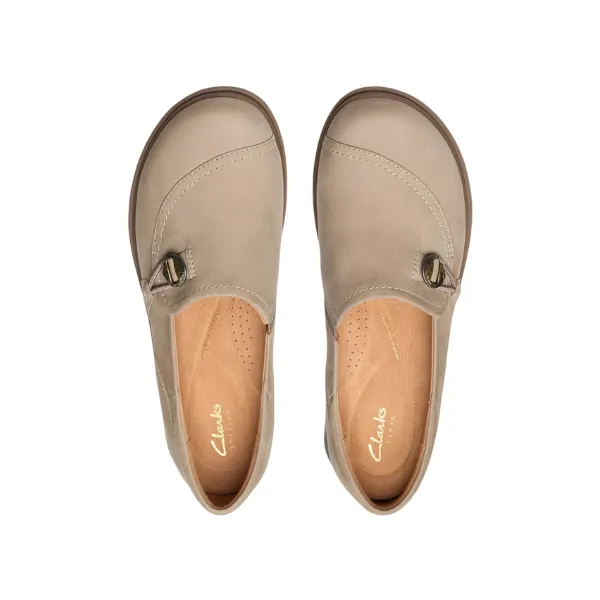 Clarks Women's Certina Ease Wide Pebble zone out