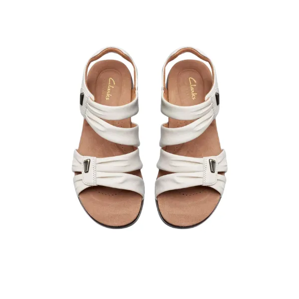 Clarks Women's Wide Kitly Ave White grab go