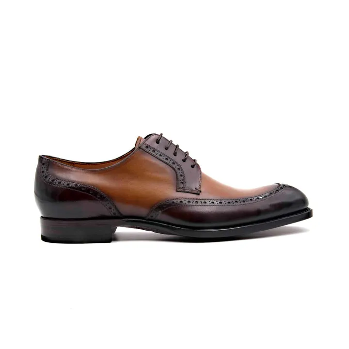 Colin Lace Up Shoes - Brown/Caramel built smart