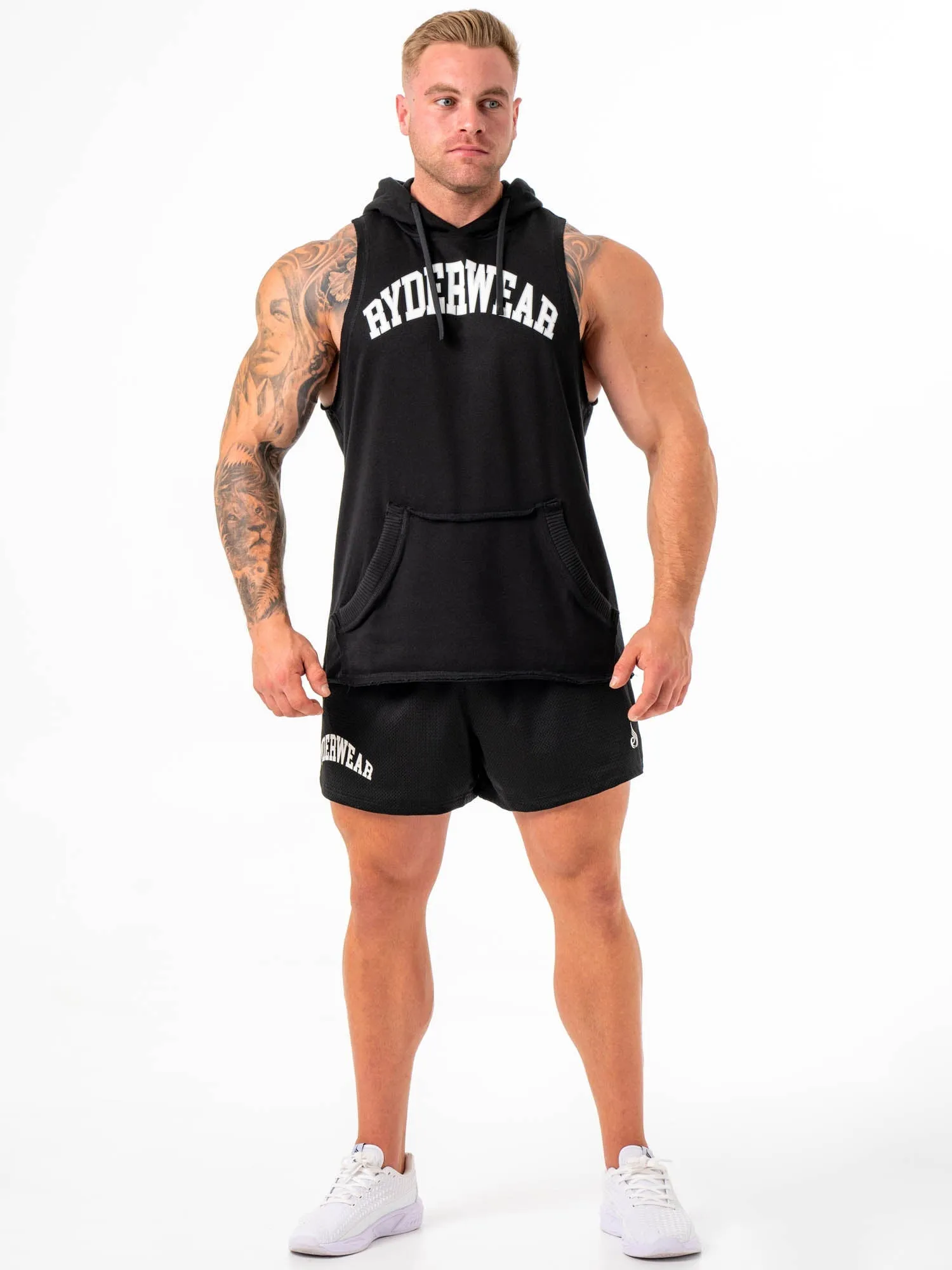 Collegiate Mesh Short - Black training efficiency