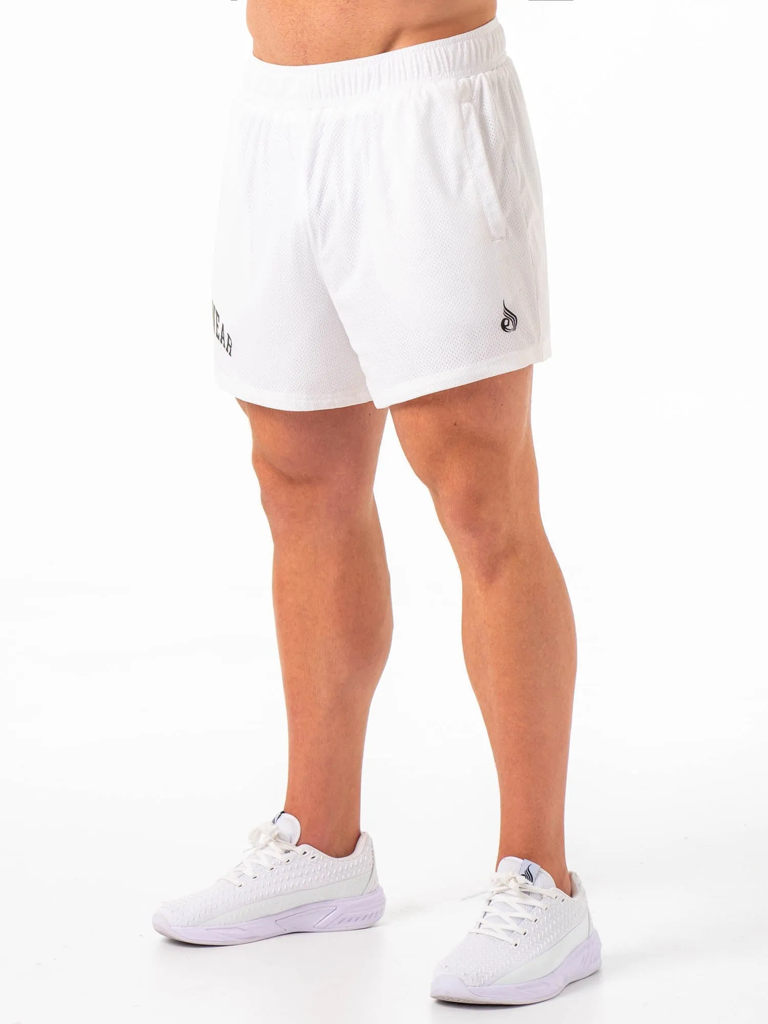 Collegiate Mesh Short - White endurance wear