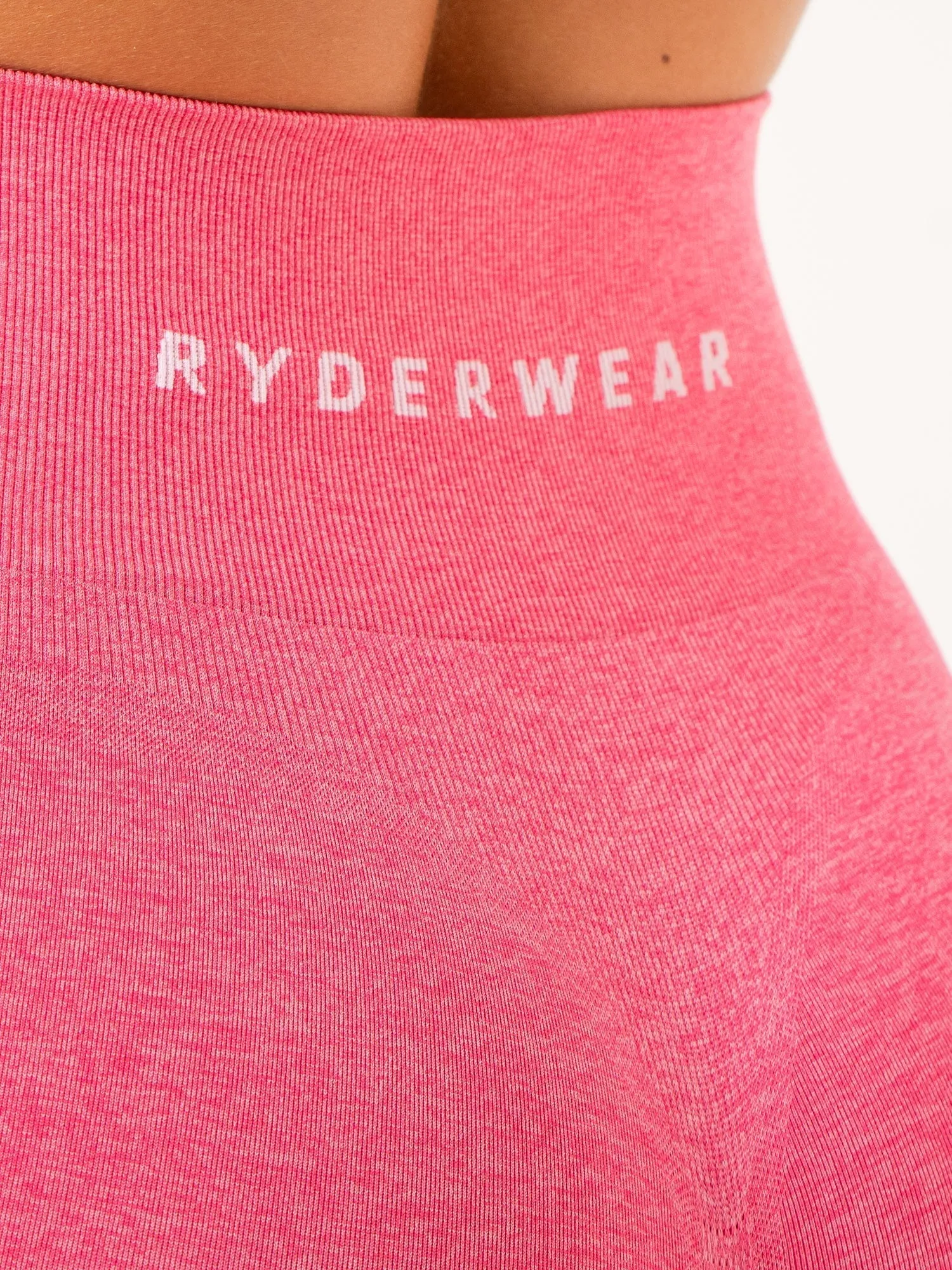 Contour Seamless Shorts - Hot Pink Marl sweat proof