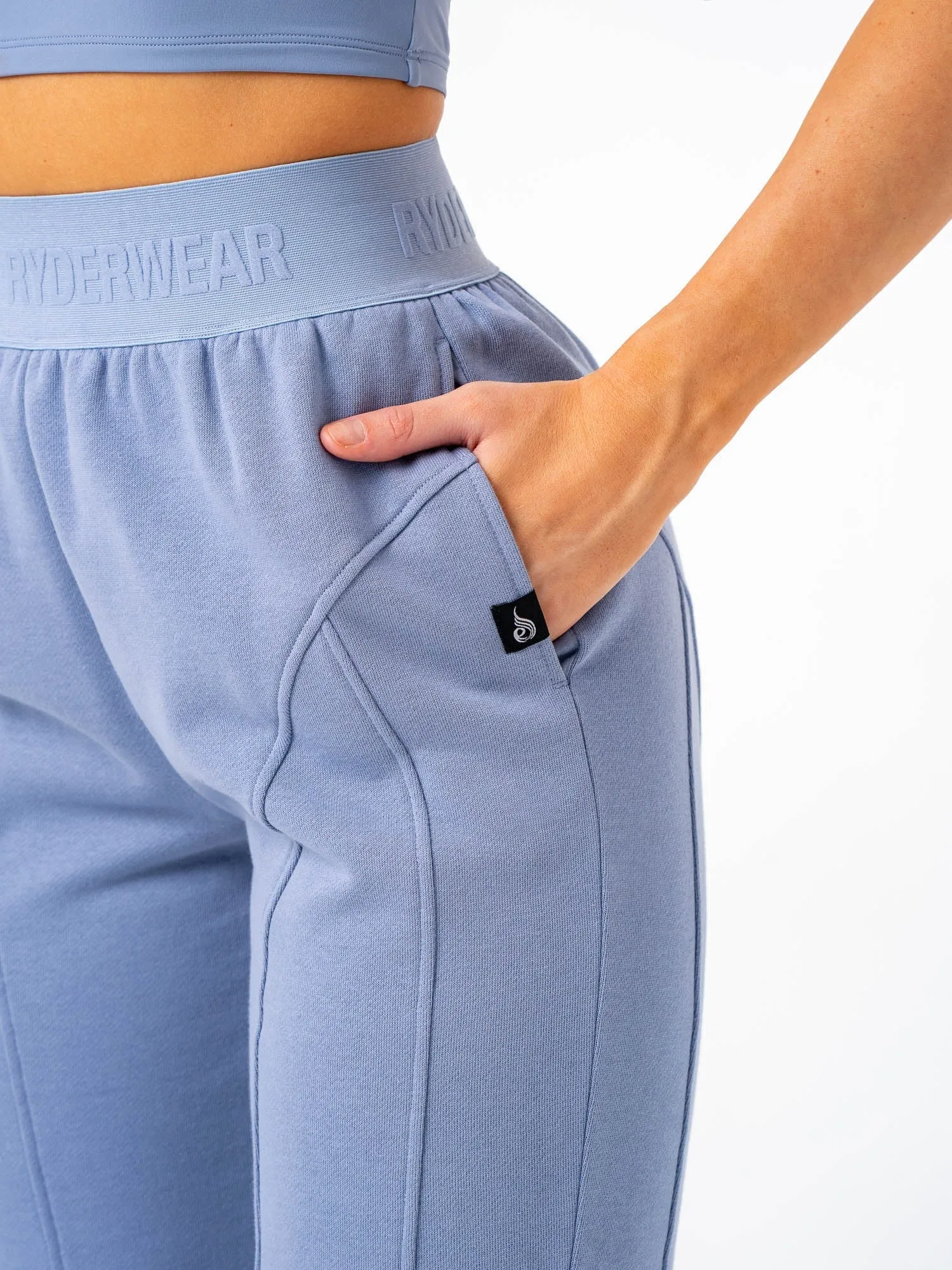 Contour Track Pants - Steel Blue Easy Style