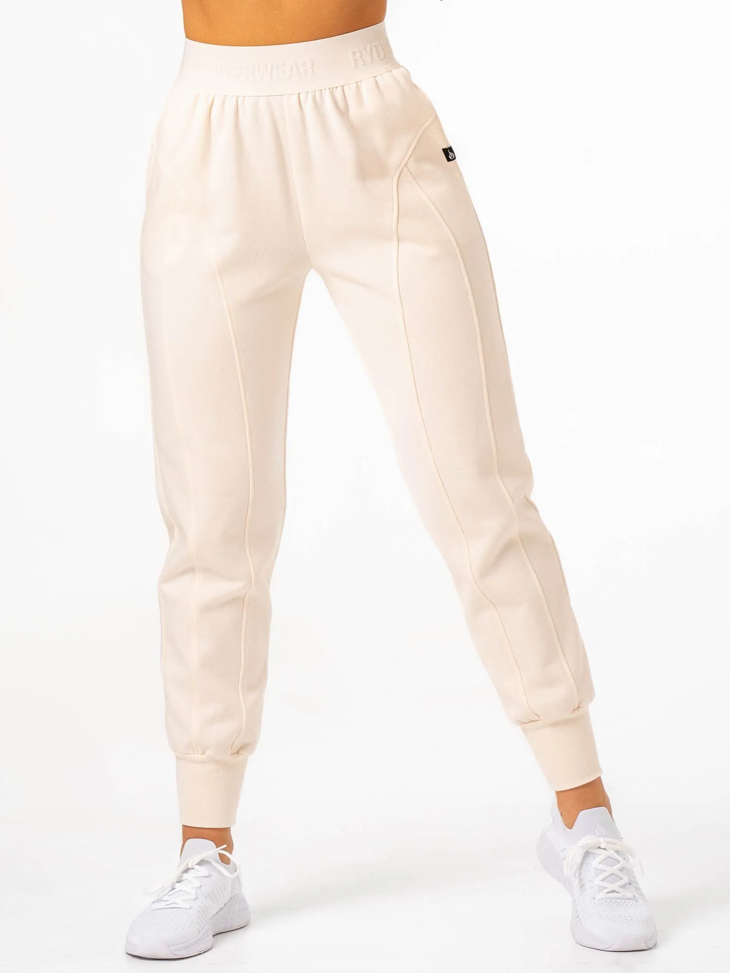 Contour Track Pants - Vanilla Soft Touch