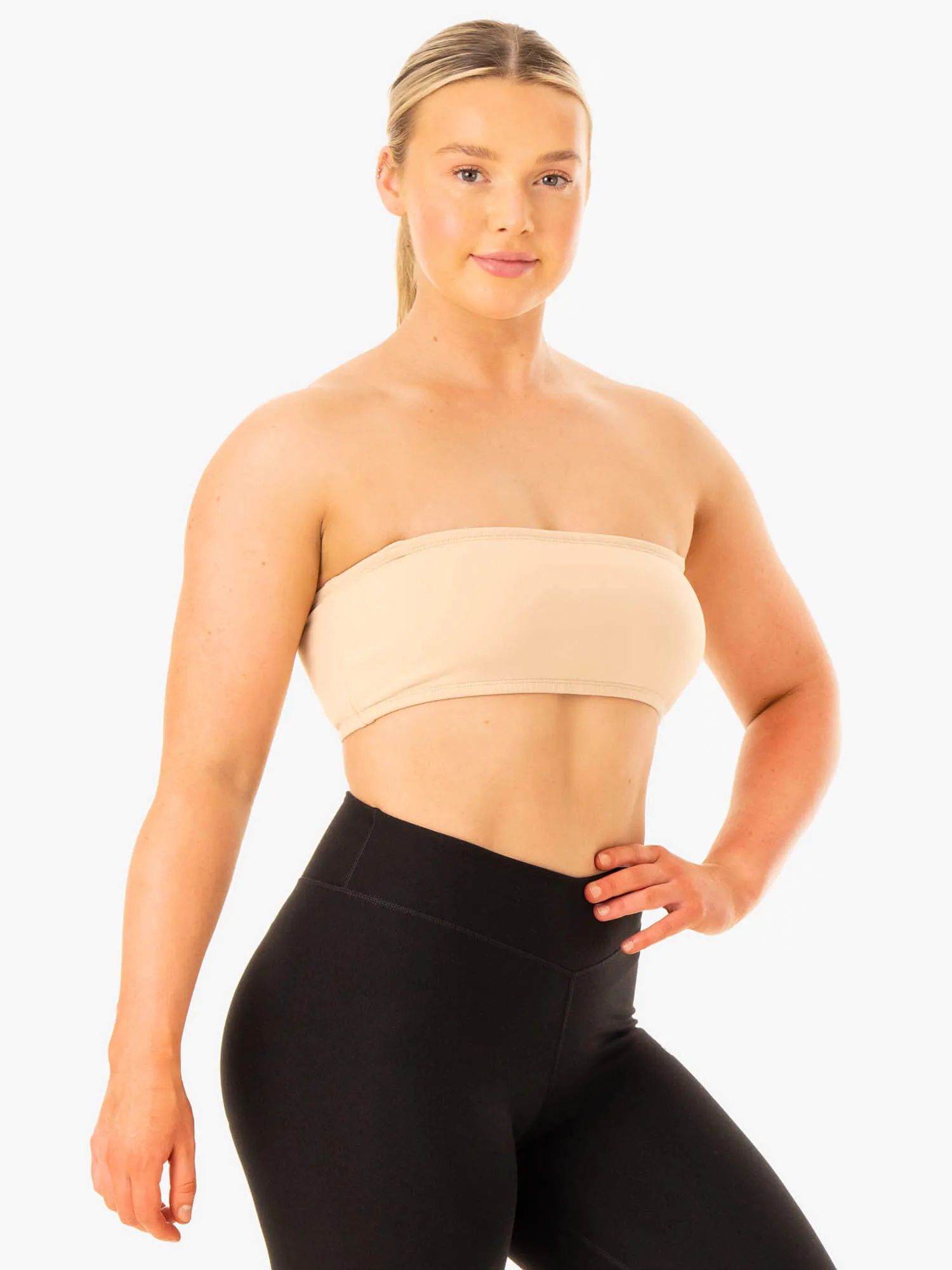 Convertible Bandeau Sports Bra - Sand Shock Design