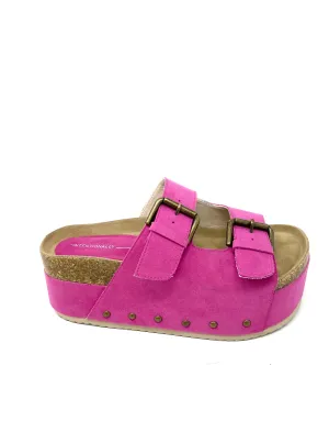 Cooper-2 Platform Sandal in Fuchsia from Intentionally Blank Easy Steps