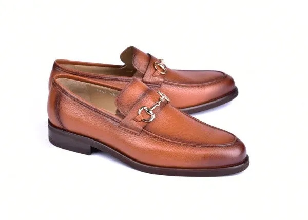 Corrente 5844 Supple Deerskin slip-on Loafer - Tan classic charm