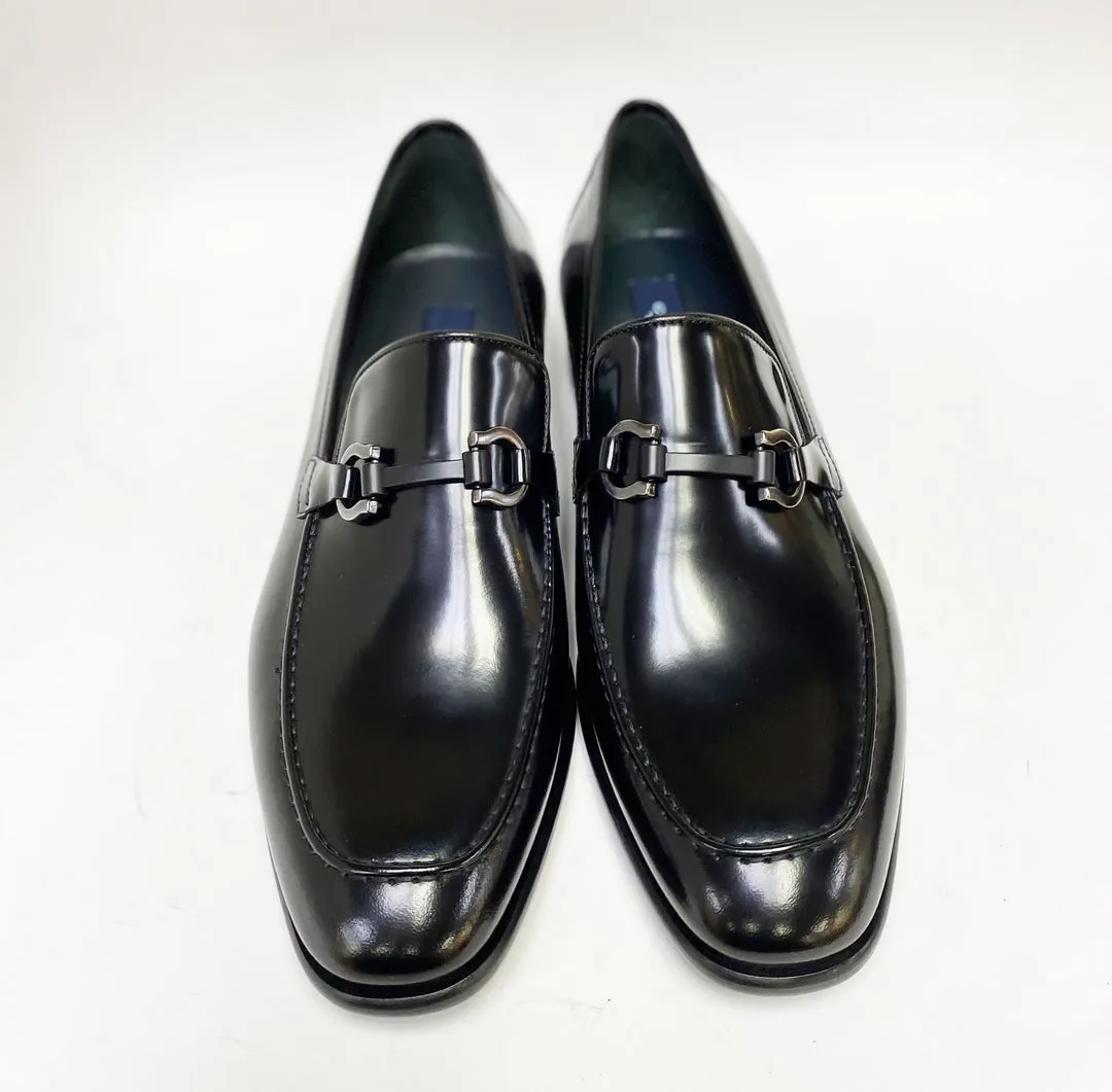 Corrente 6415 Calfskin slip-on Loafer  - Black top-tier feel