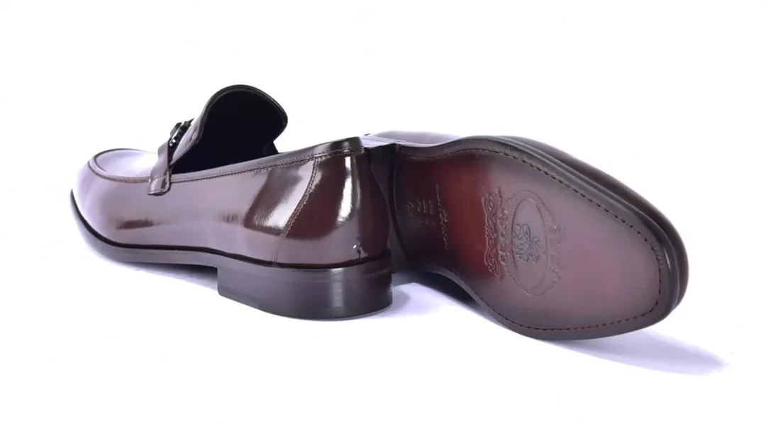 Corrente 6415 Calfskin slip-on Loafer  - Brown relax fit