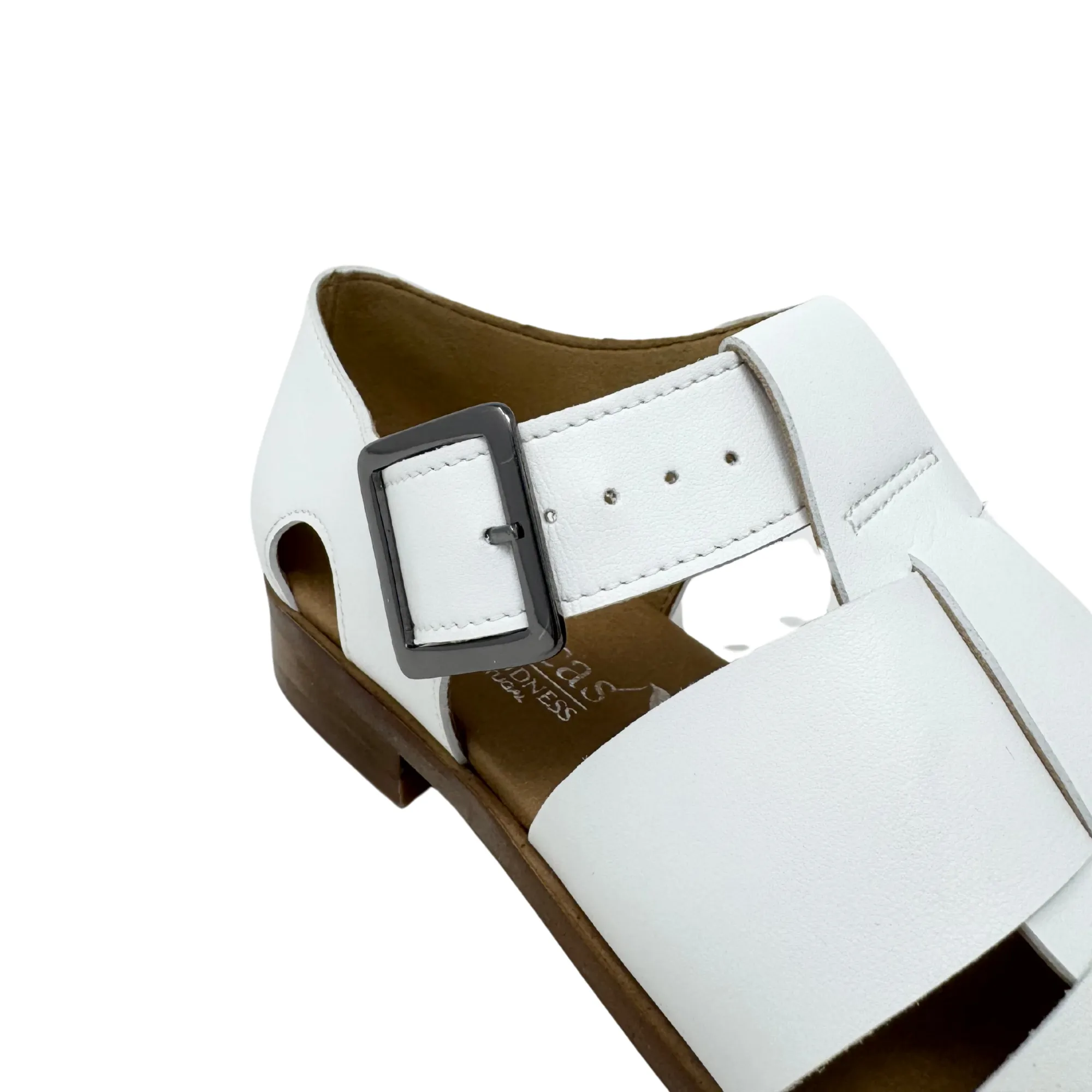 Courtney Sandal in White from Novacas Mindful Walk