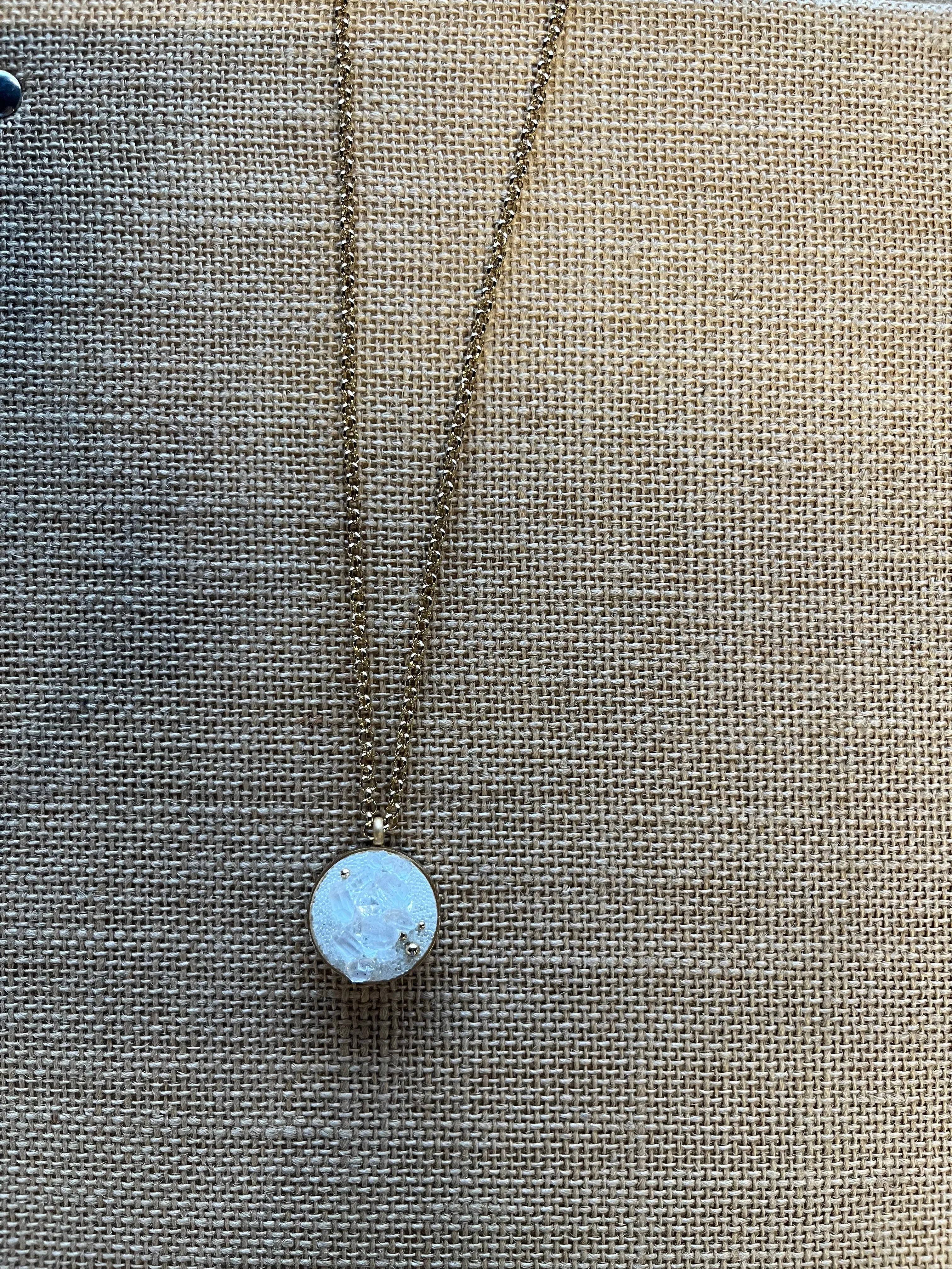 CPL3228 Double Sided Pendant, WHITE 32 Youthful Energy
