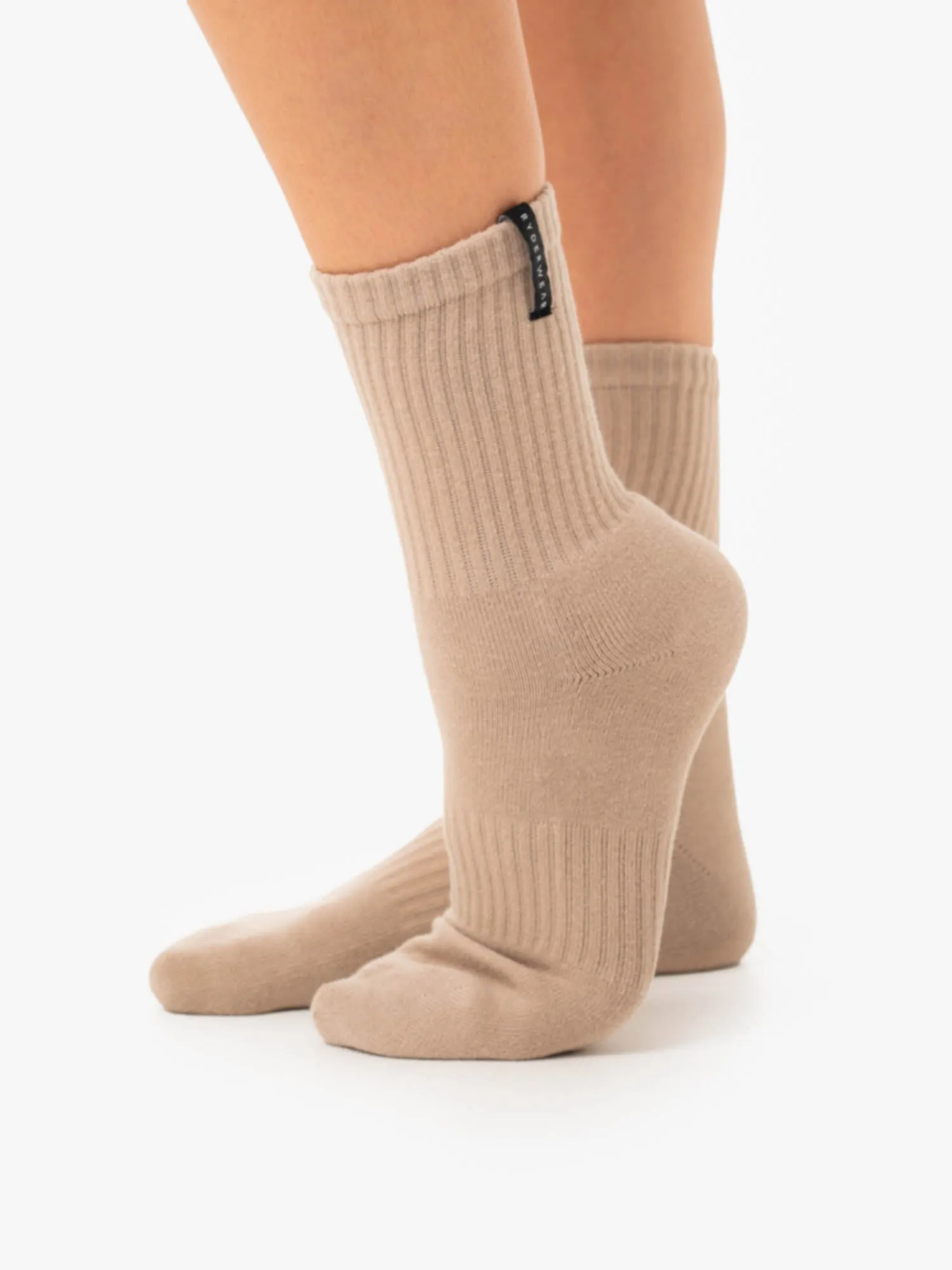 Crew Socks - Almond Kind Care