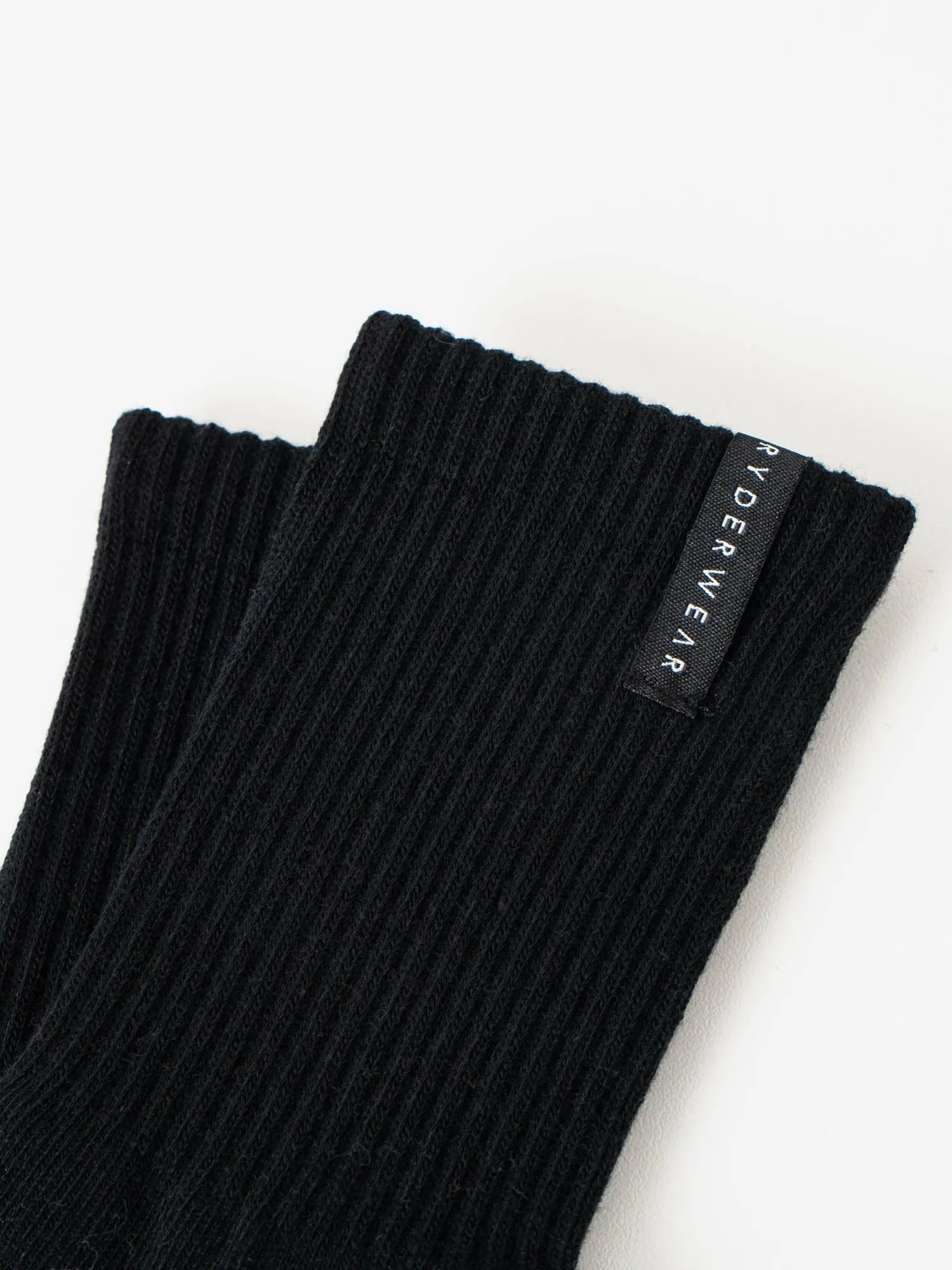 Crew Socks - Black Health Function
