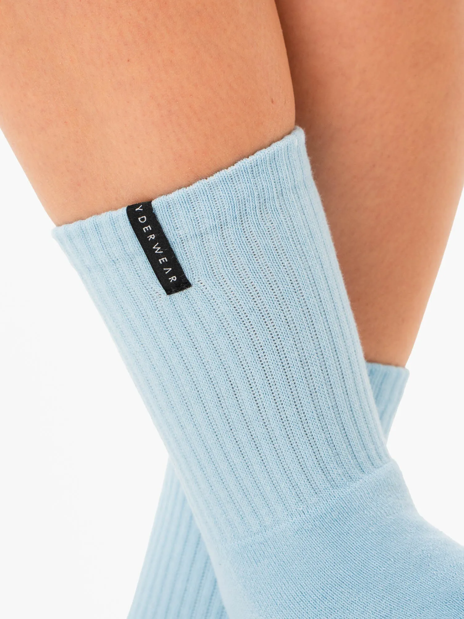Crew Socks - Sky Blue Compression Sport