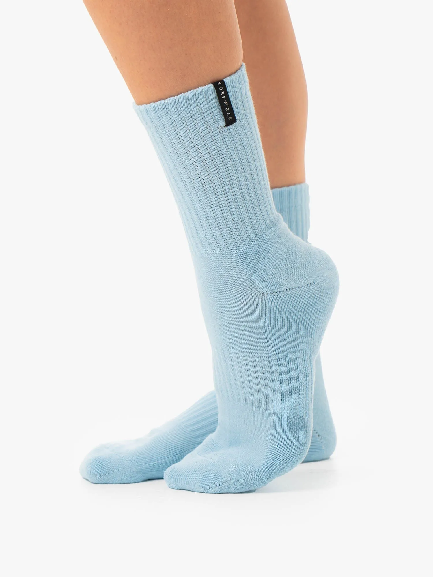 Crew Socks - Sky Blue Odor Fresh