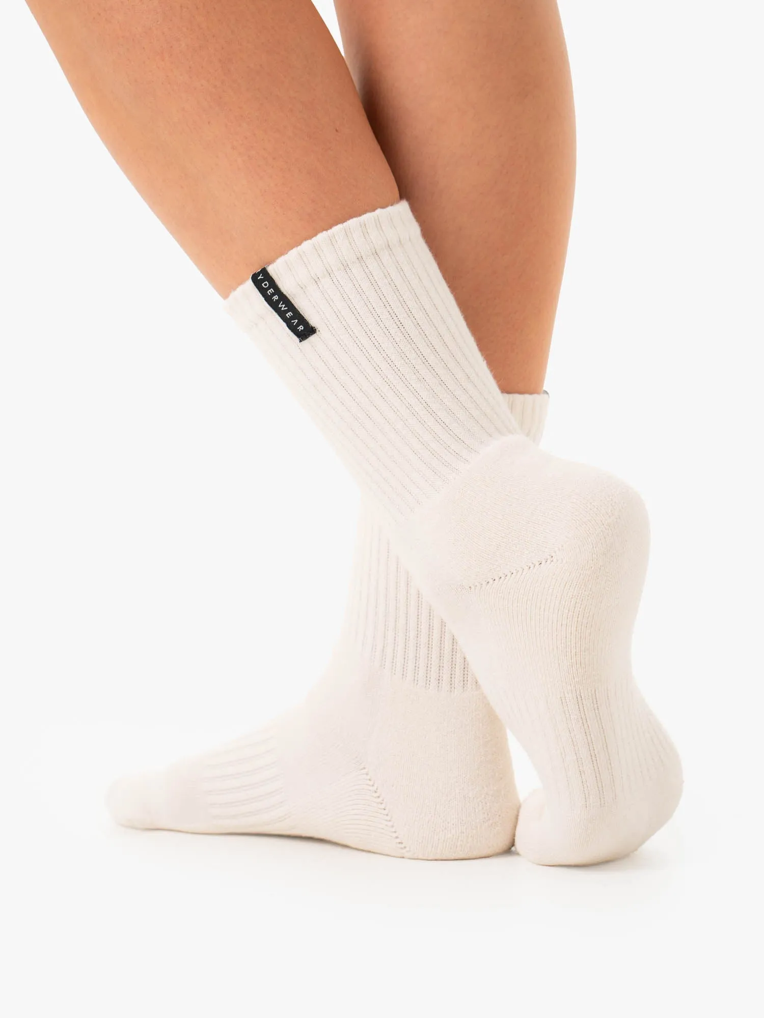 Crew Socks - Vanilla Anti Static Dust