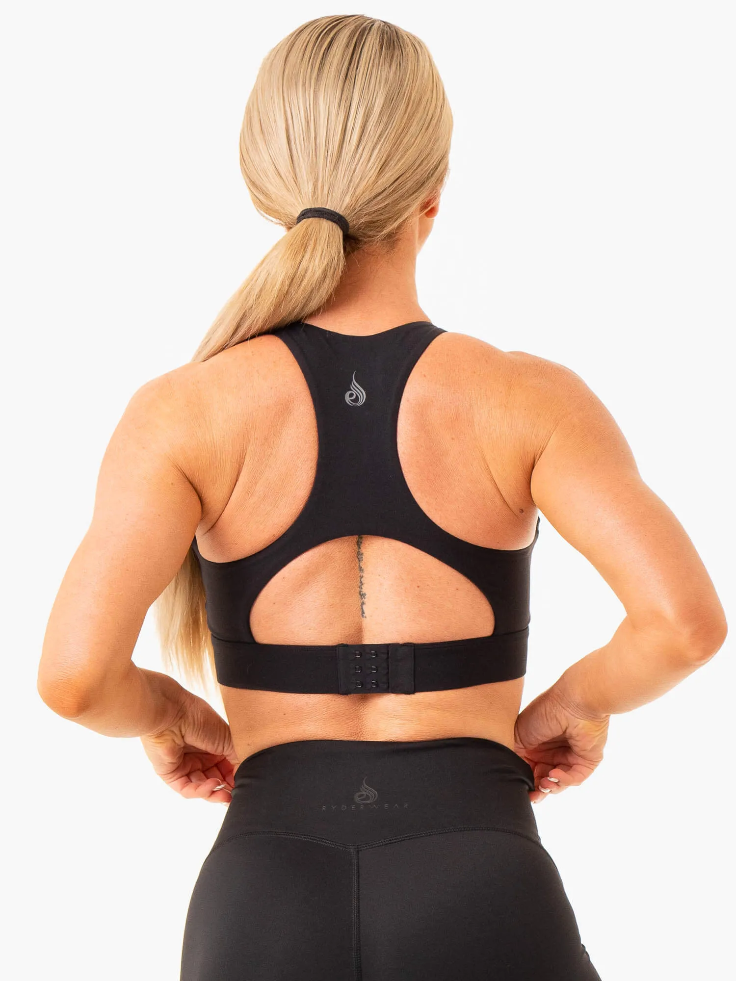 Critical High Impact Sports Bra - Black Light Comfort