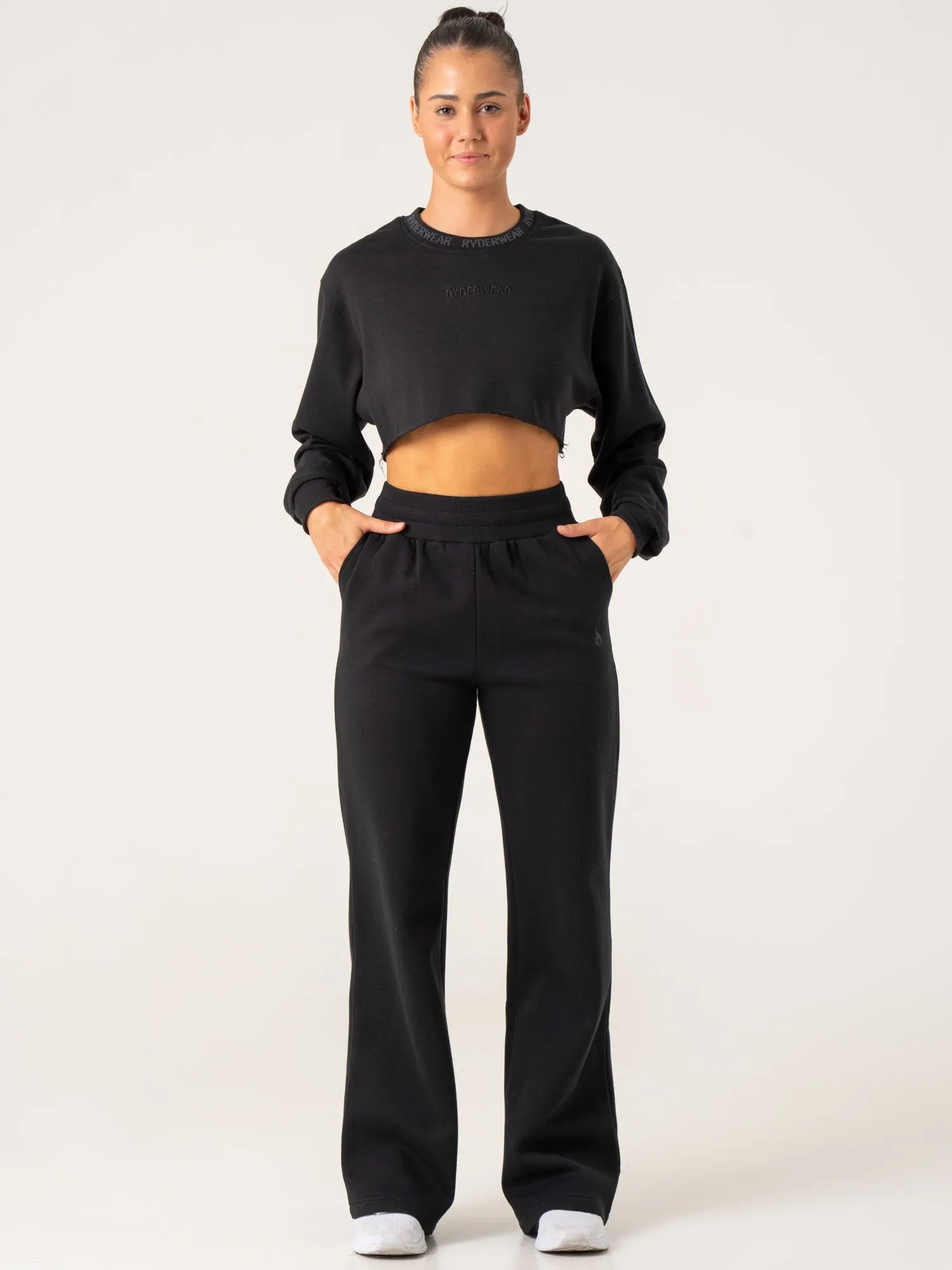 Cropped Sweater - Black quality promise