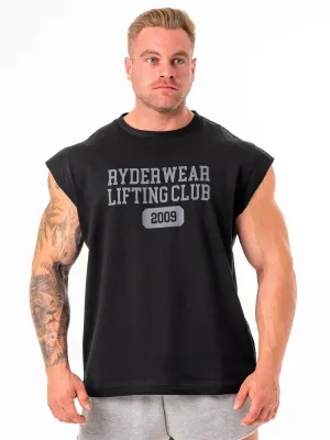 Cut Off Muscle Tank - Black casual comfort