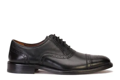 Daley Cap Toe Shoes - Black silent comfort