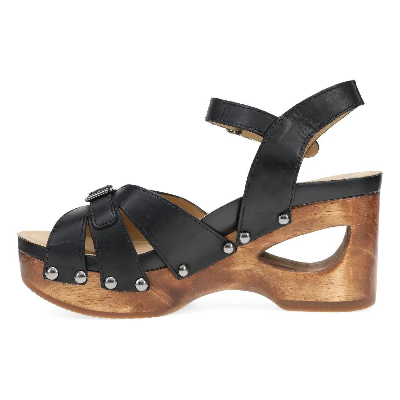 Dansko Women's Alanna Black Open Heart
