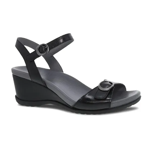 Dansko Women's Arielle Sandal Black weekend chill