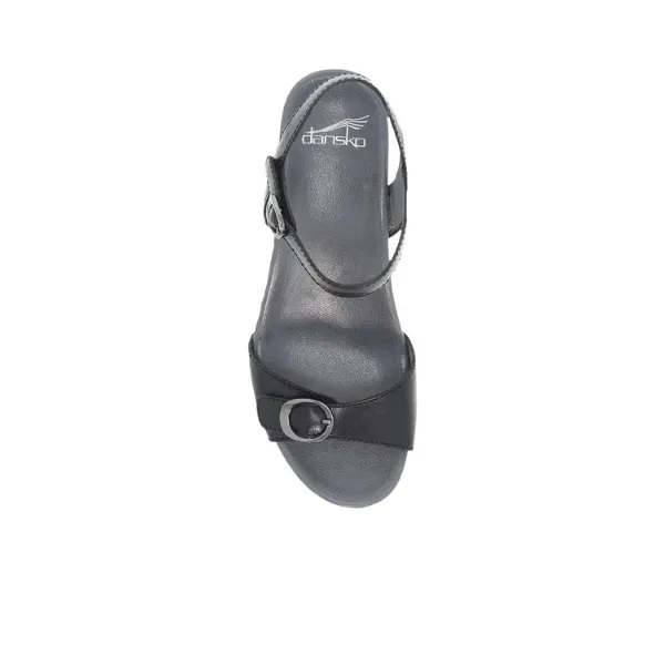 Dansko Women's Arielle Sandal Black subtle look