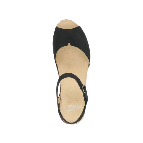 Dansko Women's Cass Black Nubuck freedom fit