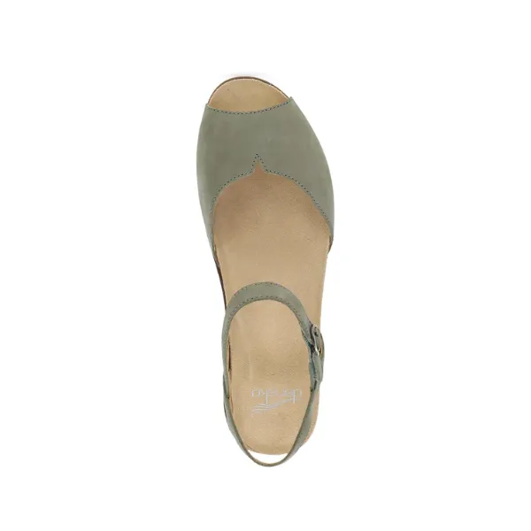 Dansko Women's Cass Sage Nubuck peaceful day