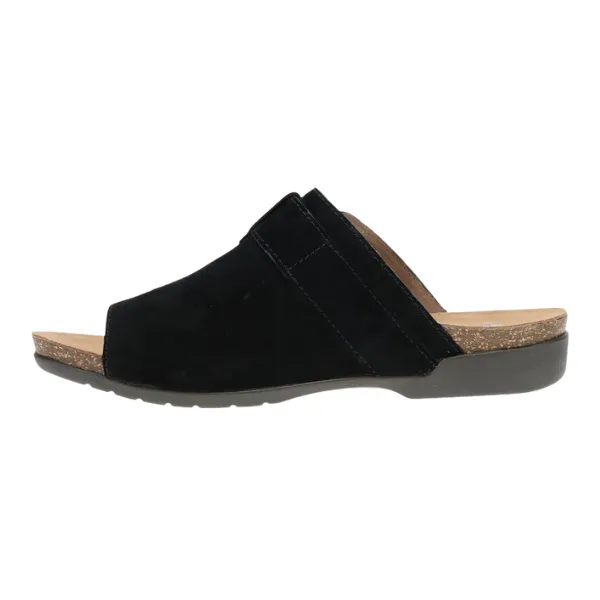 Dansko Women's Rylee Suede Black Lazy Fit