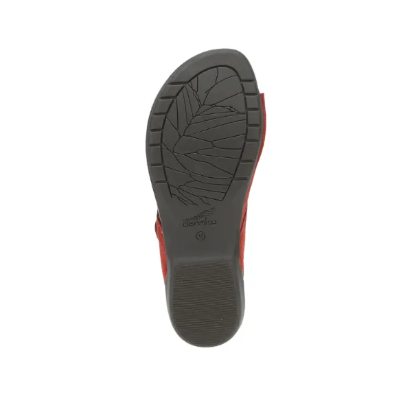 Dansko Women's Rylee Suede Cayenne stable base
