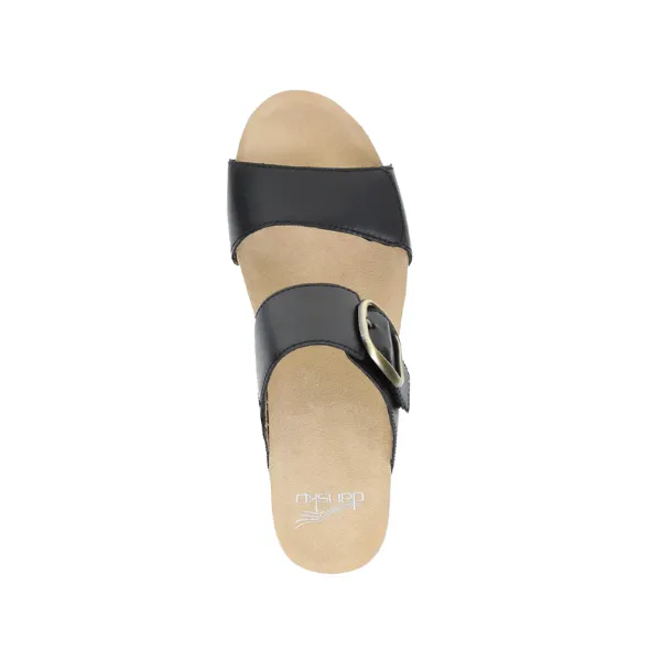 Dansko Women's Shannon Black Burnished seamless fit
