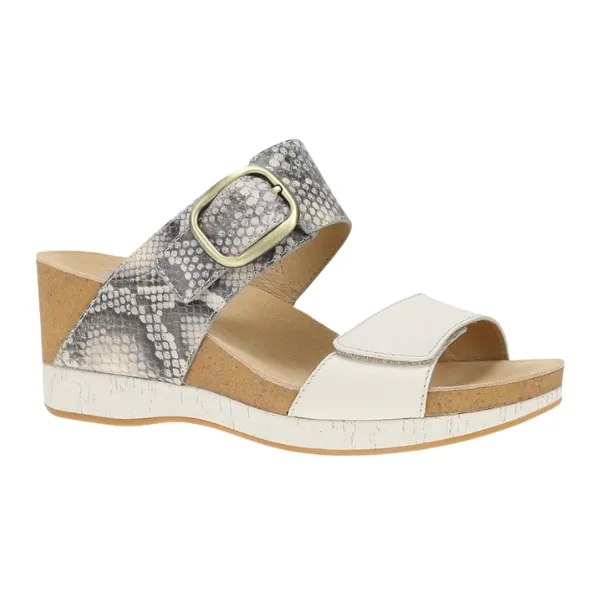 Dansko Women's Shannon Snake/Ivory Leather Calm Mind