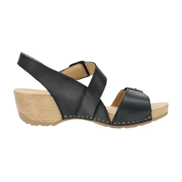 Dansko Women's Trinity Black Burnished Nubuck run errands