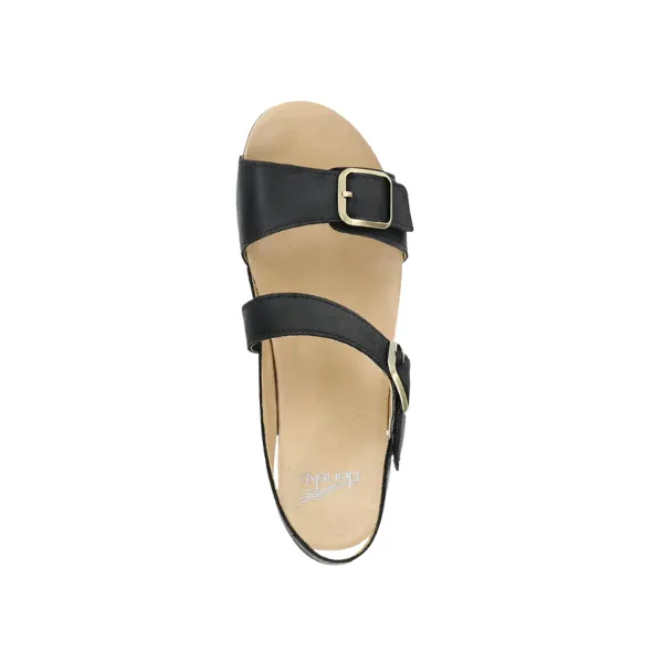 Dansko Women's Trinity Black Burnished Nubuck low key
