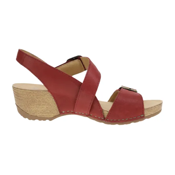 Dansko Women's Trinity Cayenne Burnished clean step