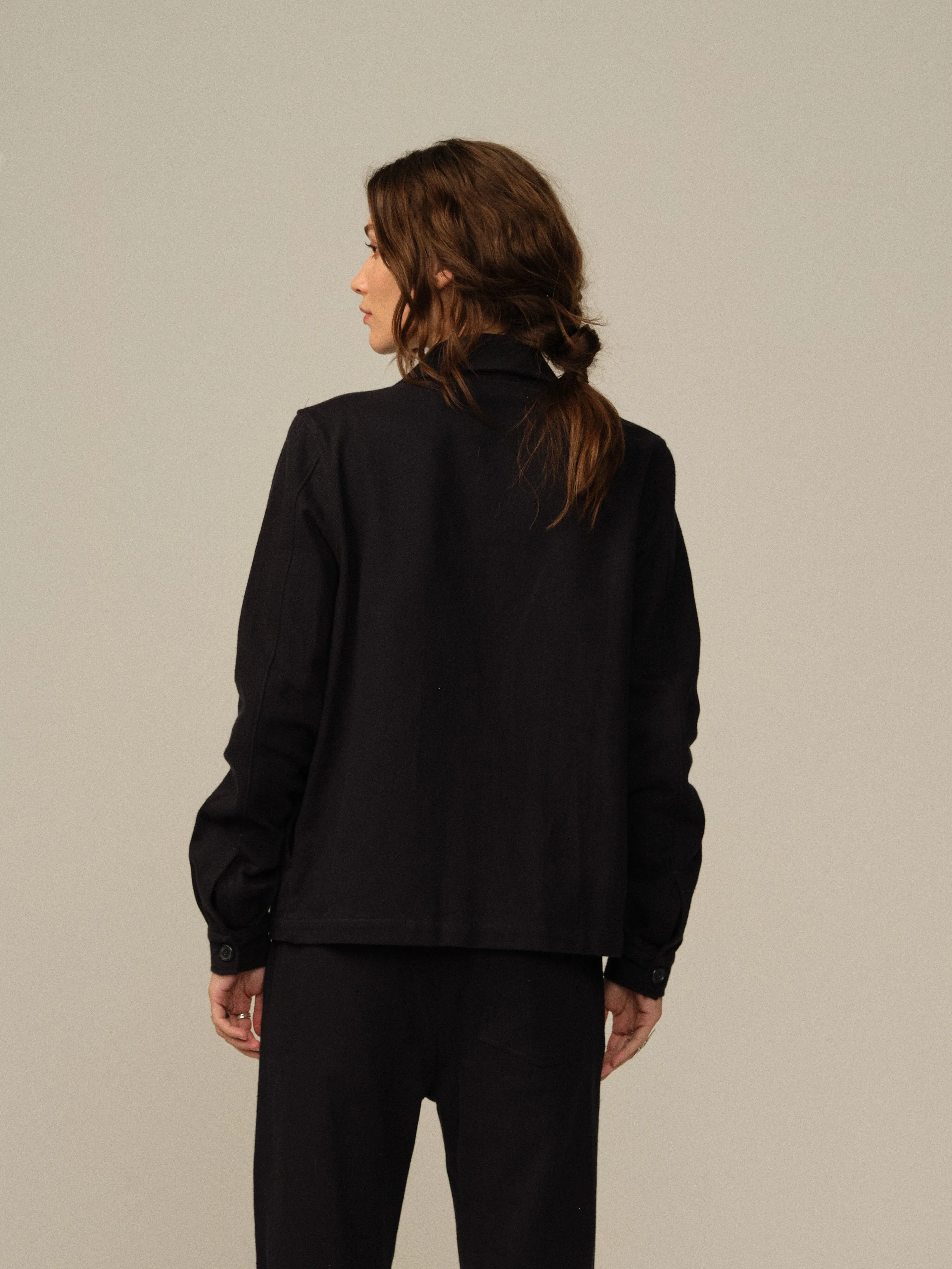 Dean Japanese Flannel Jacket - Final Sale easy care fabric