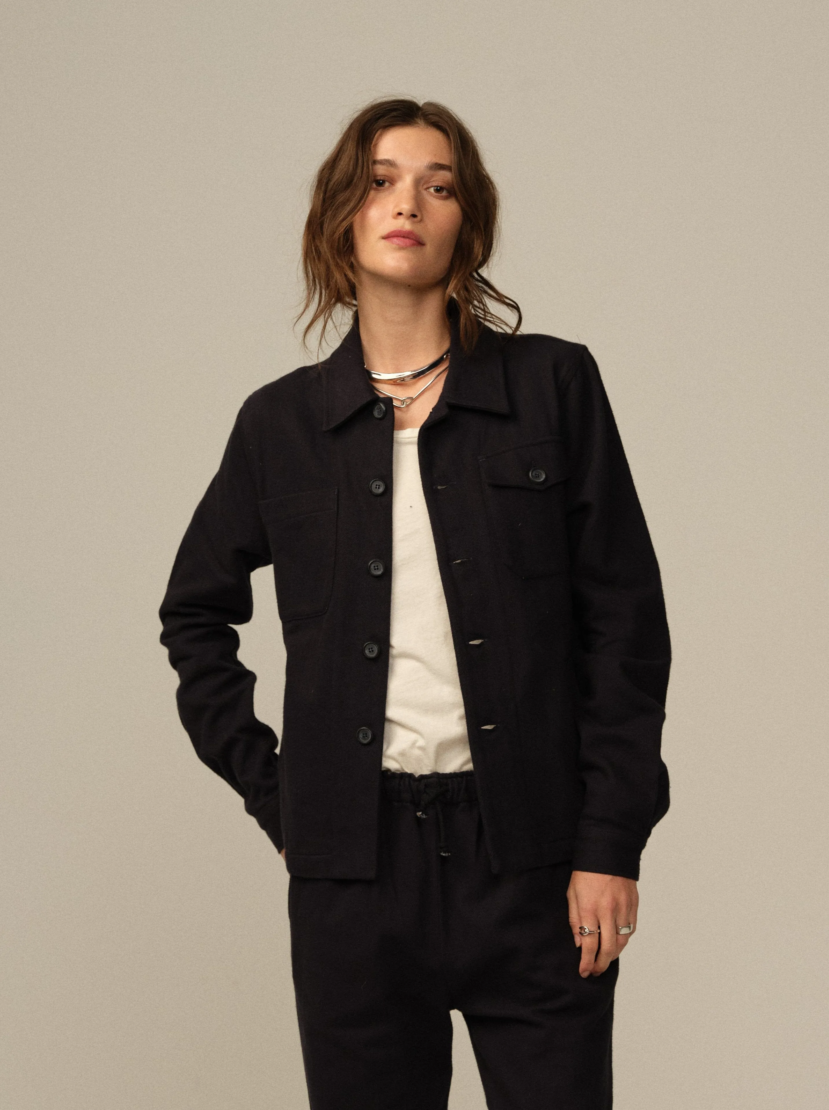 Dean Japanese Flannel Jacket - Final Sale thermal warmth