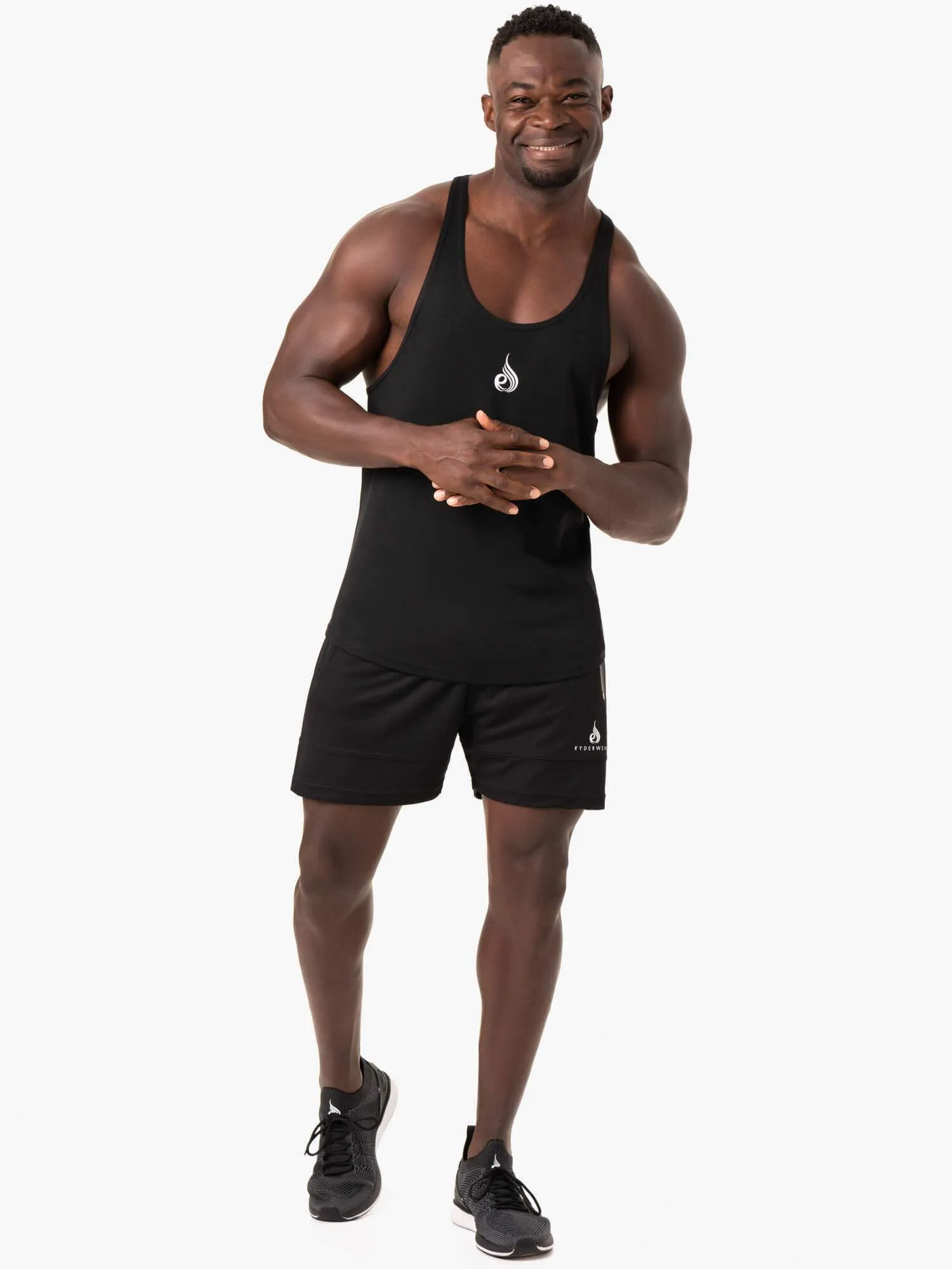 Define Mesh T-Back - Black stretch fit