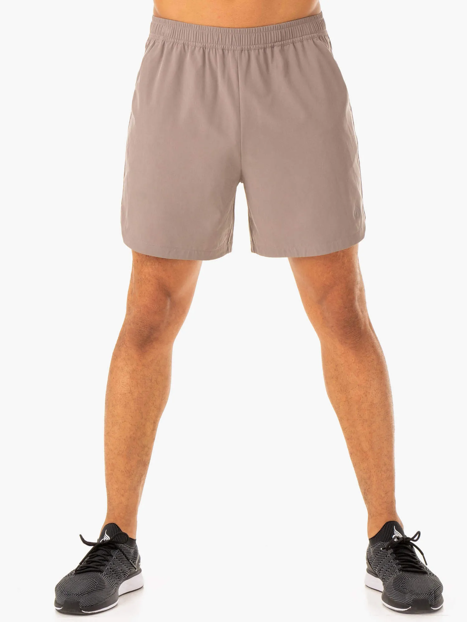 Division Training Shorts - Taupe sports performance