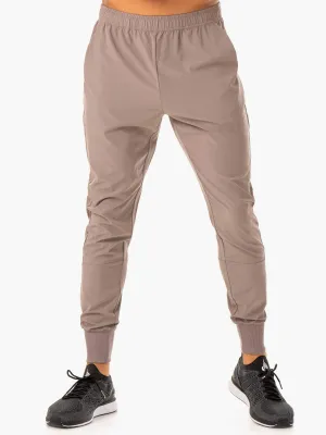 Division Woven Joggers - Taupe Fleece Design