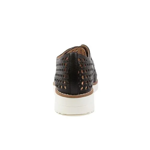 Django & Juliette Women's Onstage Black Leather Morning Jog