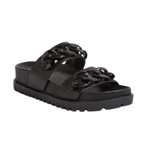 Django & Juliette Women's Ubey Black Leather easy rush