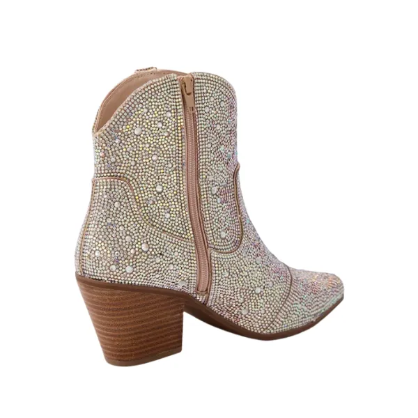 Django & Juliette Women's Wagon Silver Jewel grip strong